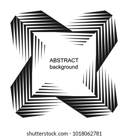 Abstract halftone background. Creative geometric pattern. Vector modern design black and white background.