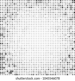 Abstract halftone background with crosses. Vector modern background for posters, brochures, sites, web, cards, interior design