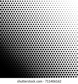 Abstract Halftone Background. Distressed Modern Pattern. Vintage Fade Backdrop. Dotted Texture. Vector illustration