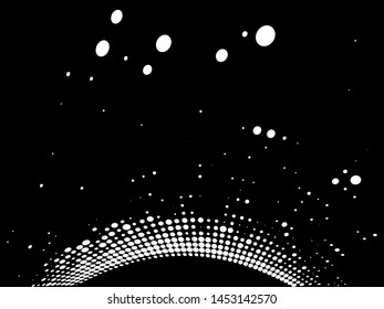 abstract halftone background. dot geometric pattern