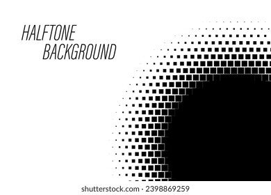 Abstract Halftone Background Dot Web Banner