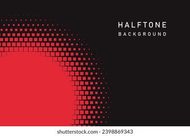 Abstract Halftone Background Dot Web Banner