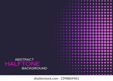 Abstract Halftone Background Dot Web Banner