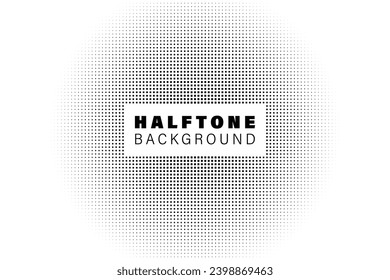 Abstract Halftone Background Dot Web Banner