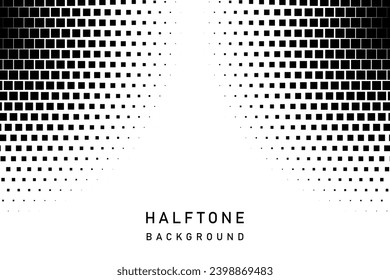 Abstract Halftone Background Dot Web Banner