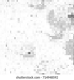 Abstract halftone background dotted. Vector monochrome texture. Black and white pattern futuristic. Texture for print and design