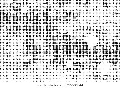 Abstract halftone background dotted. Vector monochrome texture. Black and white pattern futuristic. Texture for print and design