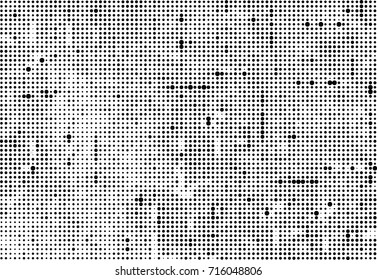 Abstract halftone background dotted. Vector monochrome texture. Black and white pattern futuristic. Texture for print and design