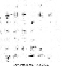 Abstract halftone background dotted. Vector monochrome texture. Black and white pattern futuristic. Texture for print and design