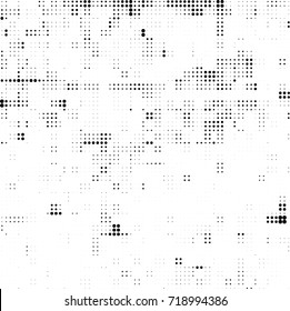 Abstract halftone background dotted. Vector monochrome texture. Black and white pattern futuristic. Texture for print and design