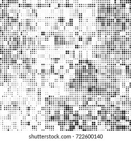 Abstract halftone background dotted. Vector monochrome texture. Black and white pattern futuristic. Texture for print and design