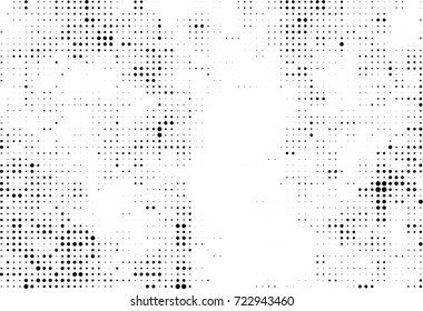 Abstract halftone background dotted. Vector monochrome texture. Black and white pattern futuristic. Texture for print and design
