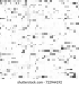 Abstract halftone background dotted. Vector monochrome texture. Black and white pattern futuristic. Texture for print and design