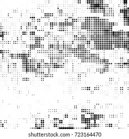 Abstract halftone background dotted. Vector monochrome texture. Black and white pattern futuristic. Texture for print and design