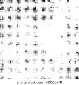 Abstract halftone background dotted. Vector monochrome texture. Black and white pattern futuristic. Texture for print and design