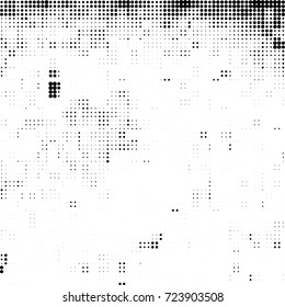 Abstract halftone background dotted. Vector monochrome texture. Black and white pattern futuristic. Texture for print and design