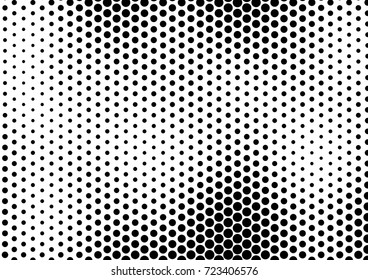 Abstract Half-tone Background. Dotted Vintage Texture. Distressed Pop-art Pattern. Vector illustration