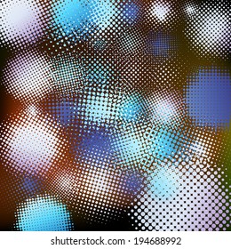 Abstract halftone background. EPS 10 vector file included