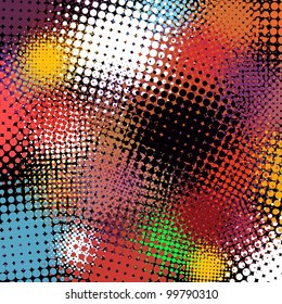 Abstract halftone background. EPS 8 vector file included