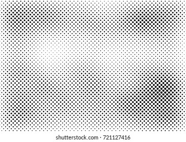 Abstract Halftone Background. Fade Dotted Texture. Distressed Points Backdrop. Vector illustration