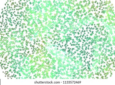 Abstract halftone background with a lot of flying butterflies. Vector clip art.