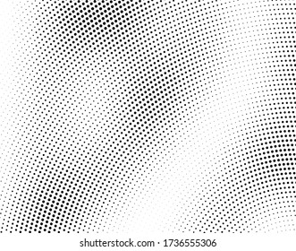 Abstract halftone background. Futuristic grunge pattern, circle of dots. Vector art texture for printing on posters, packages, wrapping paper