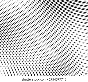 Resumen de fondo de medio tono. Patrón futurista, círculo de puntos. Textura de arte vectorial para impresión en carteles, paquetes, papel envolvente