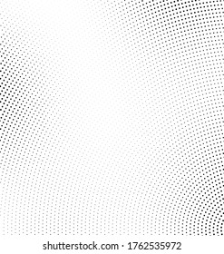 Abstract halftone background. Futuristic grunge pattern, circle of dots. Vector art texture for printing on posters, packages, wrapping paper