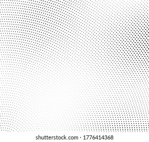Abstract halftone background. Futuristic grunge pattern, circle of dots. Vector art texture for printing on posters, packages, wrapping paper