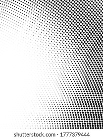 Abstract halftone background. Futuristic grunge pattern, circle of dots. Vector art texture for printing on posters, packages, wrapping paper