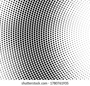 Abstract halftone background. Futuristic grunge pattern, circle of dots. Vector art texture for printing on posters, packages, wrapping paper