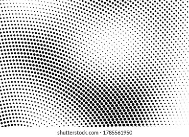 Abstract halftone background. Futuristic grunge pattern, circle of dots. Vector art texture for printing on posters, packages, wrapping paper