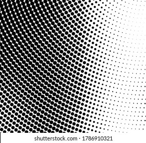 Abstract halftone background. Futuristic grunge pattern, circle of dots. Vector art texture for printing on posters, packages, wrapping paper