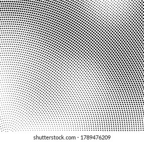 Abstract halftone background. Futuristic grunge pattern, circle of dots. Vector art texture for printing on posters, packages, wrapping paper