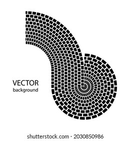 Resumen de fondo medio tono, patrón dinámico geométrico, textura de diseño moderno vectorial.