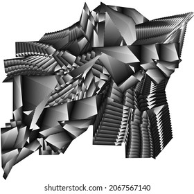 Abstract halftone background, geometric dynamic pattern, vector modern design texture.