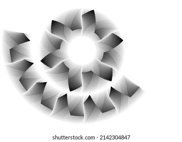Abstract halftone background, geometric dynamic pattern, vector modern design texture.