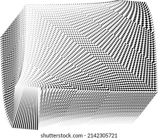 Abstract halftone background, geometric dynamic pattern, vector modern design texture.