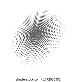 
Abstract halftone background of gray circles. Design element
