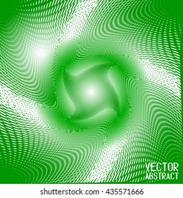 Abstract Halftone Background. Green Dots Pattern. Vector Illustration