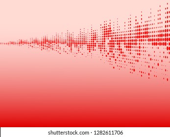 abstract halftone background. grunge modulation, chart, histogram