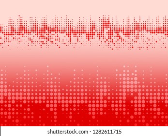 abstract halftone background. grunge modulation, chart, histogram
