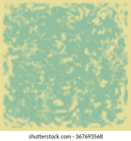 Abstract halftone background with grunge texture