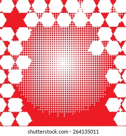 Abstract Halftone Background illustration




