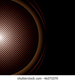 Abstract halftone background image with room to add text