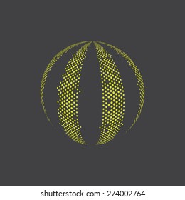 Abstract halftone background. Latex






