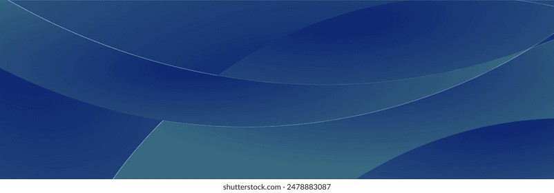 abstract halftone background made of curved lines in dark blue colors
