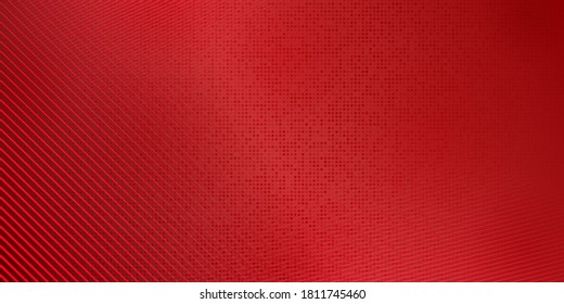 Abstrakter Halbtonhintergrund aus Punkten und Linien in roten Farben