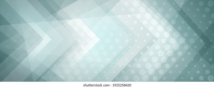 Fondo abstracto de medio tono hecho de puntos y formas geométricas en colores grises