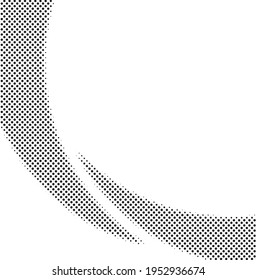 Resumen de fondo de medio tono. Ilustración vectorial de medio tono de gradiente moderno. Arte de punto de semitono en blanco y negro. 